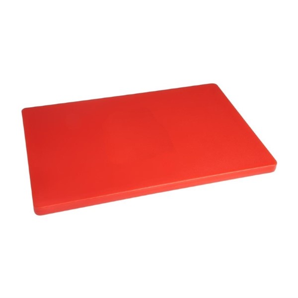 Hygiplas LDPE extra dikke snijplank rood 600x450x20mm